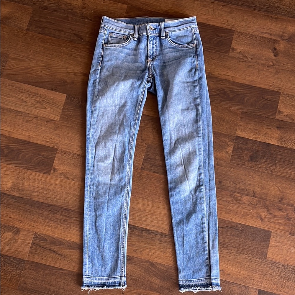 rag & bone light blue skinny jeans